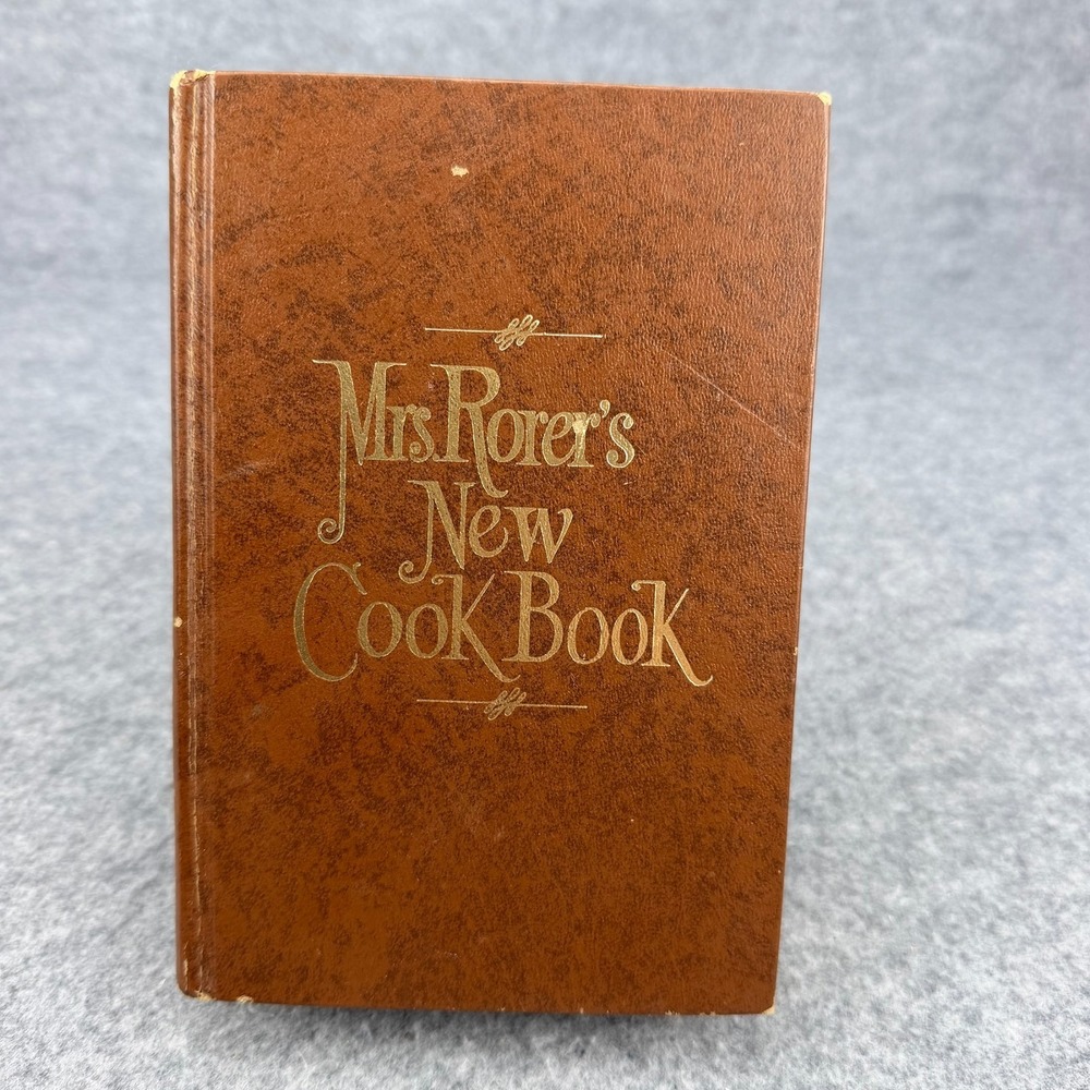 Mrs Rorer's New Cook Book 1898 Facsimile Reprint Ladies Home Journal Hardcover